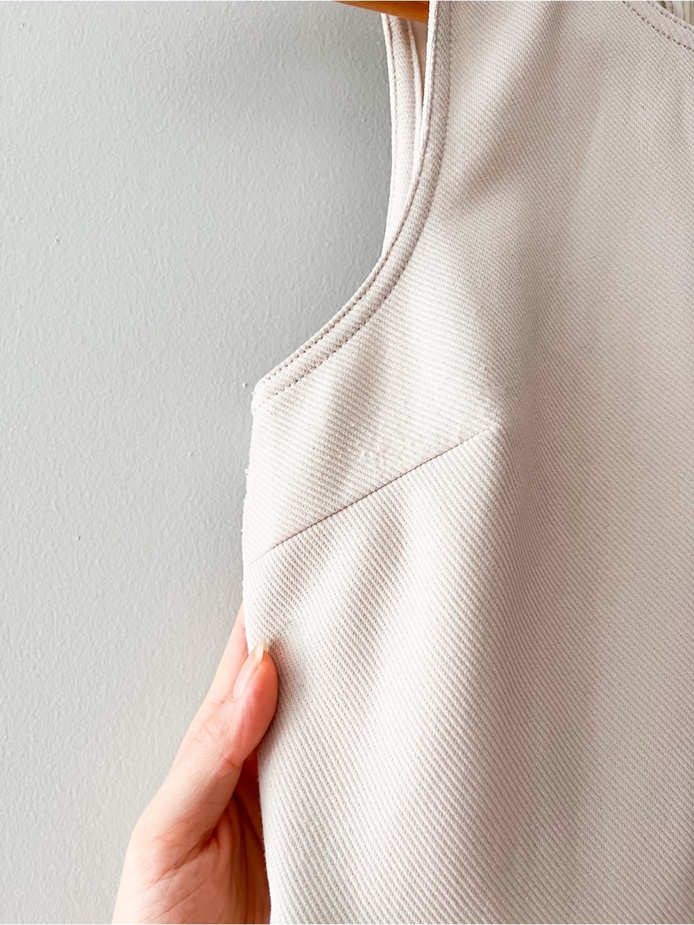 J.Crew Cream Colored Dress with Pockets - Picture 4 of 11